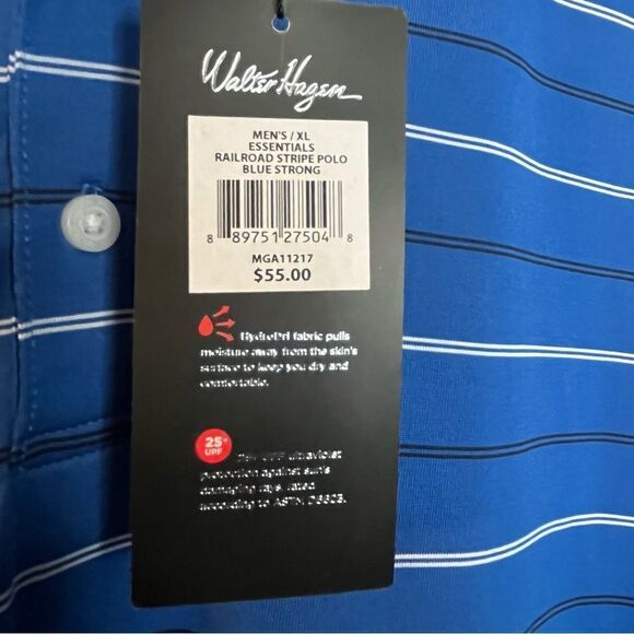 Walter Hagen Striped Golf Polo Shirt NWT - Picture 5 of 8
